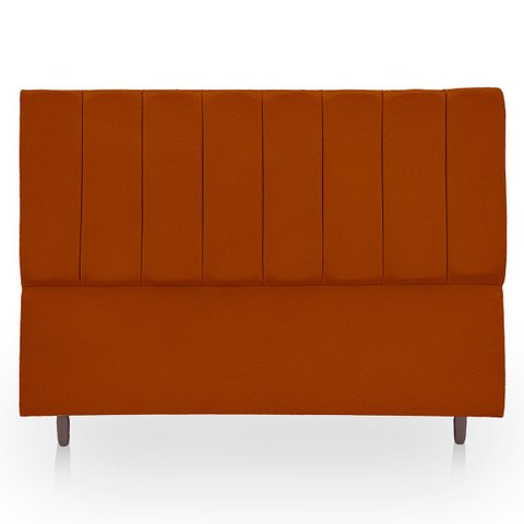 Cabeceira Estofada Moderna e Elegante para Cama de Casal 140 Eros Suede