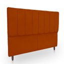 Ver imagem 5 de Cabeceira Estofada Moderna e Elegante para Cama de Casal 140 Eros Suede