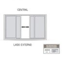 Ver imagem 4 de Janela de Aço de Correr 100x200cm 4 Folhas com Vidro Liso Riobras