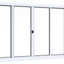 Ver imagem 3 de Janela de Aço de Correr 100x200cm 4 Folhas com Vidro Liso Riobras