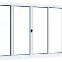 Ver imagem 3 de Janela de Aço de Correr 100x200cm 4 Folhas com Vidro Liso Riobras