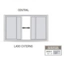 Ver imagem 4 de Janela de Aço de Correr 100x200cm 4 Folhas com Vidro Liso Riobras Branco Lucasa