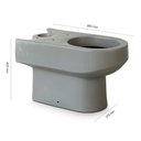 Ver imagem 3 de Vaso Sanitário Para Caixa Acoplada Deca Carrara P.606.85 Soft Antracite