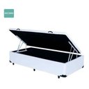 Ver imagem 1 de Cama Box Baú Solteiro Sintético Branco 38x88x188