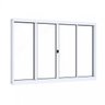 Janela de Aço de Correr 100x150cm 4 Folhas com Vidro Liso Riobras - 2