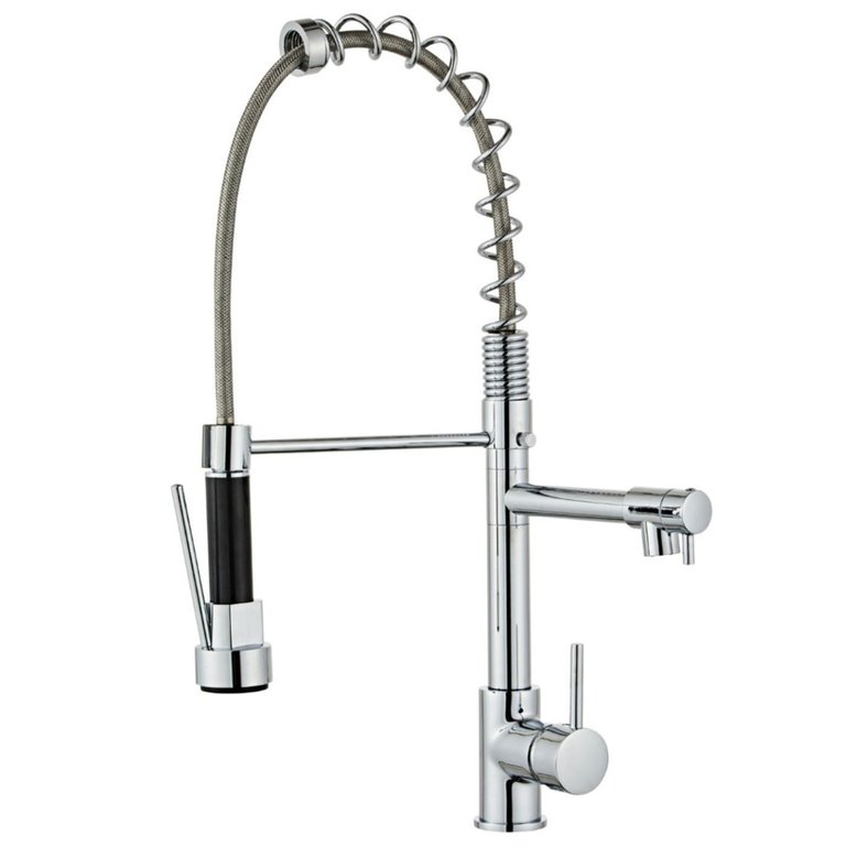 Torneira Gourmet Vip Metal Monocomando Misturador Spray