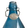 Garrafa de Vidro Transparente 1L Com Tampa Hermética Água Suco Decoração:AZUL - 2