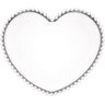 Prato Cristal Coração Pearl 30x25x2 cm - 2