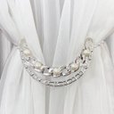 Ver imagem 1 de Cortina Eclipse Blackout Gelo 2,60m X 1,70m Altura - Varão de até 2m