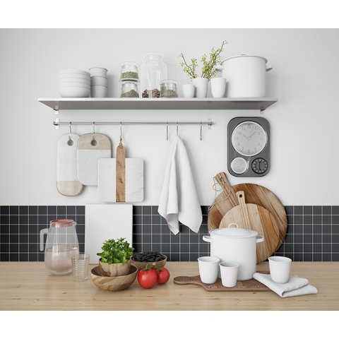 Papel de Parede Adesivo Azulejo Pastilha Preto Cozinha 2,80m