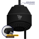 Ver imagem 4 de Ducha Chuveiro Eletrônica Compact Jato Amplo Inclinado Potência 7500W/220V Preto Durín