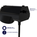 Ver imagem 5 de Ducha Chuveiro Eletrônica Compact Jato Amplo Inclinado Potência 7500W/220V Preto Durín