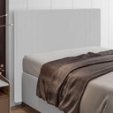 Ver imagem 4 de Cabeceira Cama Box Solteiro Ferrara 90Cm Branco