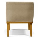Ver imagem 6 de Kit 2 Poltronas Decorativas Vitória W01 Linho Bege Escuro - Mpozenato