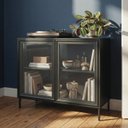 Ver imagem 6 de Balcão Aparador 2 Portas de Vidro 1 Prateleira