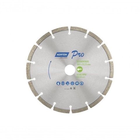 Disco Diam Norton Pro Segmentado 07equot