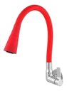 Ver imagem 1 de Torneira Cozinha Parede Flexível Leão Duo Color Red - 6368