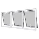 Ver imagem 1 de Janela de Alumínio Branco Vitro Máximo Ar 3 Módulos Suprema Cmc Esquadrias Linha Classic-180lx060a