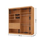 Ver imagem 3 de Guarda Roupa Casal Fenix 4 Portas 3 Gavetas Rufato