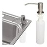 Dispenser de Embutir Prata Porta Detergente Dosador Aço Inox - Brinovar - 3