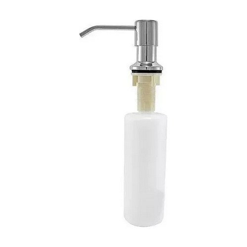 Dispenser de Embutir Prata Porta Detergente Dosador Aço Inox - Brinovar - 2