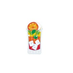 Boia Inflável Colchão Drink Tropical Laranja MOR - 2
