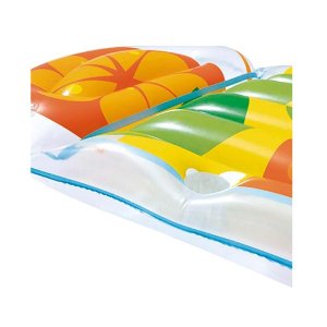 Boia Inflável Colchão Drink Tropical Laranja MOR
