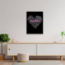 Ver imagem 2 de Quadro Mamãe Qualidades Coração Preto 24x18cm - com vidro:Madeira preta