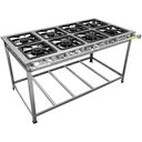 Ver imagem 2 de Fogão Serv Kenok Inox 8 Bocas 4 Duplas Baixa Pressão Fbse8b.843