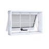 Janela de Aço Maxim-ar 40x60cm com Grade Quadrada e Vidro Riobras - 2