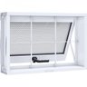 Janela de Aço Maxim-ar 40x60cm com Grade Quadrada e Vidro Riobras - 3