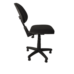 Cadeira Costureira e Bancada Executiva Tecido - Nr17 Ajuste Encosto:preto - 5