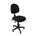 Ver imagem 1 de Cadeira Costureira e Bancada Executiva Tecido - Nr17 Ajuste Encosto:preto