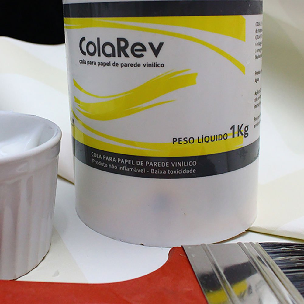 Cola Liquida Rev Para Papel De Parede Ou Tecido 1kg Original