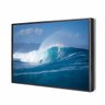 Quadro Canvas Onda Tubular 60X40Cm Slim Preta M006 - 1