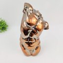 Ver imagem 3 de Escultura Corpo Masculino Cobre 31x17x10cm Ceramica