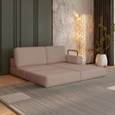 Ver imagem 3 de Sofá Cama À Vácuo 2 Lugares Linha Modular Flip Magic