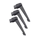 Ver imagem 1 de Manipulo Alavanca Aperto Trava Ajustave rosca Femea M8 Kit 3