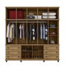 Guarda-Roupa Casal 12 Portas 6 Gavetas Monte Carlo Móveis Germai - 2