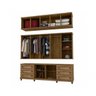 Guarda-Roupa Casal 12 Portas 6 Gavetas Monte Carlo Móveis Germai - 4