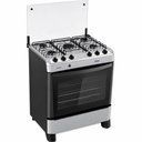 Ver imagem 1 de Fogão a Gás Fascino 5 Bocas Mega Chama 2,6KW Easy Clean com Forno 97 Litros e Mesa Inox Clarice