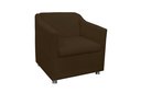 Ver imagem 1 de Poltrona para Sala Tilla Suede Marrom - Belliv Decor