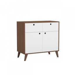 Cômoda de Bebê 2 Portas 2 Gavetas Retrô 2720 Multimóveis - 1 Cômoda de Bebê 2 Portas 2 Gavetas Retrô 2720 Multimóveis - 1