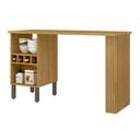 Ver imagem 1 de Bancada de Cozinha Amélia 2 Prateleiras Marrocos/marrocos Ripado - Pnr Móveis