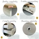 Ver imagem 5 de Conjunto Escritório Home: Escrivaninha 5946 + Balcão 6097