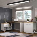 Ver imagem 1 de Conjunto Escritório Home: Escrivaninha 5946 + Balcão 6097