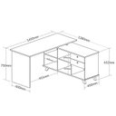 Ver imagem 6 de Conjunto Escritório Home: Escrivaninha 5946 + Balcão 6097