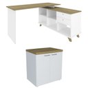 Ver imagem 2 de Conjunto Escritório Home: Escrivaninha 5946 + Balcão 6097