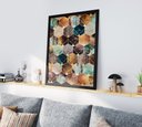 Ver imagem 1 de Quadro Decorativo Moldura Preta 30x40cm Abstract Texture