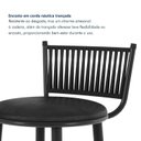 Ver imagem 4 de Kit 2 Banquetas Assento Estofado para Cozinha Bete